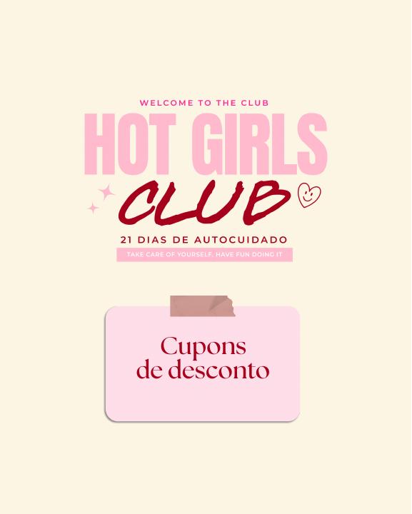Capa dos cupons de desconto do Hot Girls Club